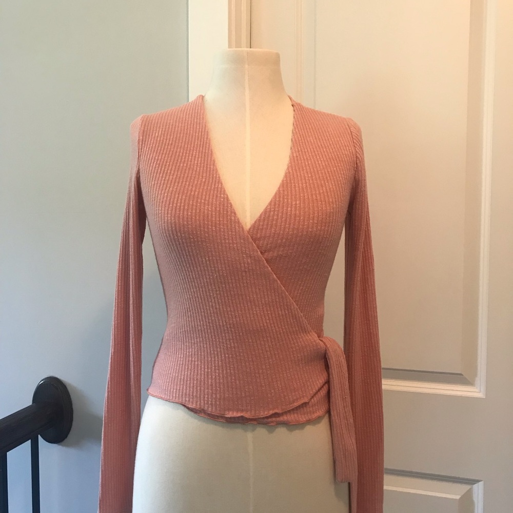 Abercrombie wrap sweater